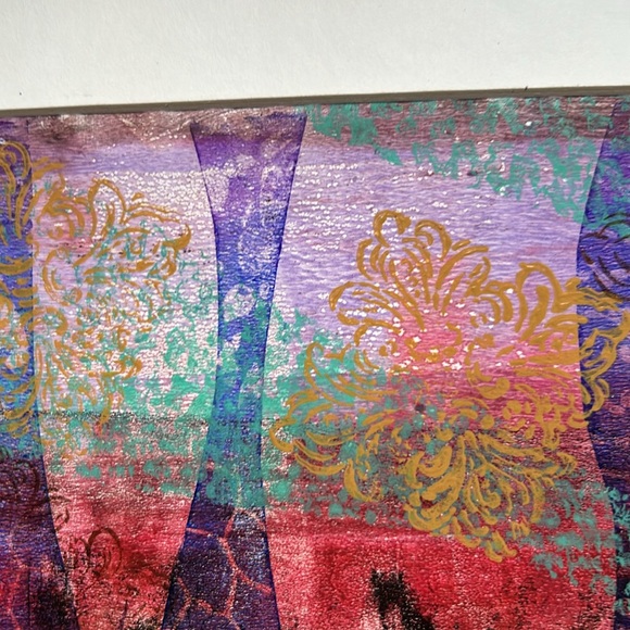 Gel print. Print is 10 x 8 and matting frame is 14 x 11. - Picture 5 of 8